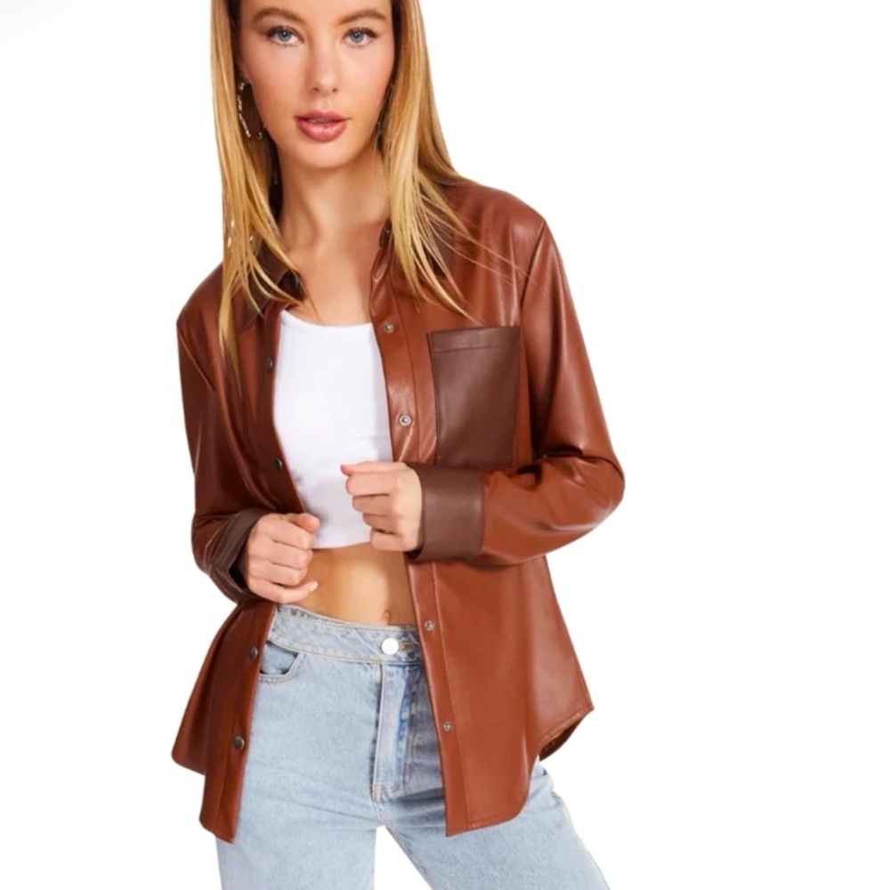STEVE MADDEN - SAM TOP COGNAC JACKET - US Size SMALL